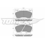 TOMEX Brakes Bremsbelagsatz, Scheibenbremse